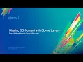 Sharing 3D Content with Scene Layers