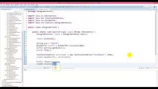 Java NIO - Transfer data using DatagramChannel