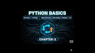 Chapter 3 Python Data Type f-String type casting Operators type conversion Type Error