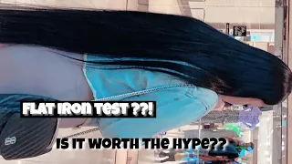 Flat Iron Test on YYONG HAIR IS IT WORTH THE HYPE
