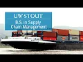 B S Supply Chain Management UW-Stout