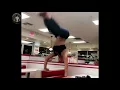 Crazy young Girl workout best of Demi Bagby