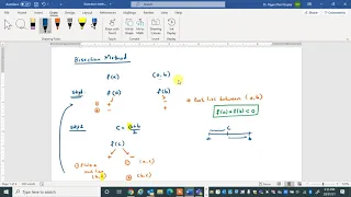 Explaining the program of bisection method