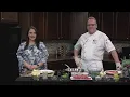 Central Illinois Newsday Chef Mark pan sears Ribeye steak in Blue Cheese compound butter pt 1