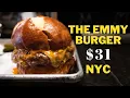 Eating the Emmy Burger at Emily BEST BURGER in NYC