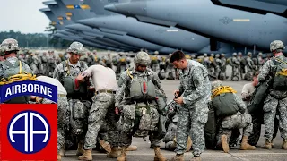 The 82nd Airborne Division of the United States Army nicknamed the All-American in training
