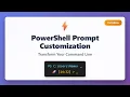 PowerShell Prompt Customization Tutorial - Change Your Command Line Appearance