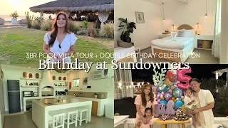 Birthday Celebration + Beach Villa Tour | Sundowners Botolan Zambales | Mich Liggayu