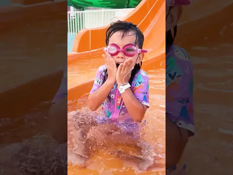 STAY CLEAR OF THE SLIDE! | Water Slide Safety for Kids