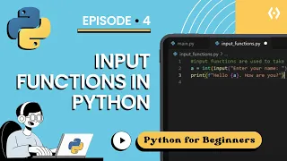 How to Take User Input in Python Python 3 13 Tutorial for Beginners Episode 4