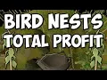OSRS Bird Nests From Woodcutting Total Profit