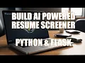 Building an AI Powered Resume Screener with Python Flask Keyword Matching
