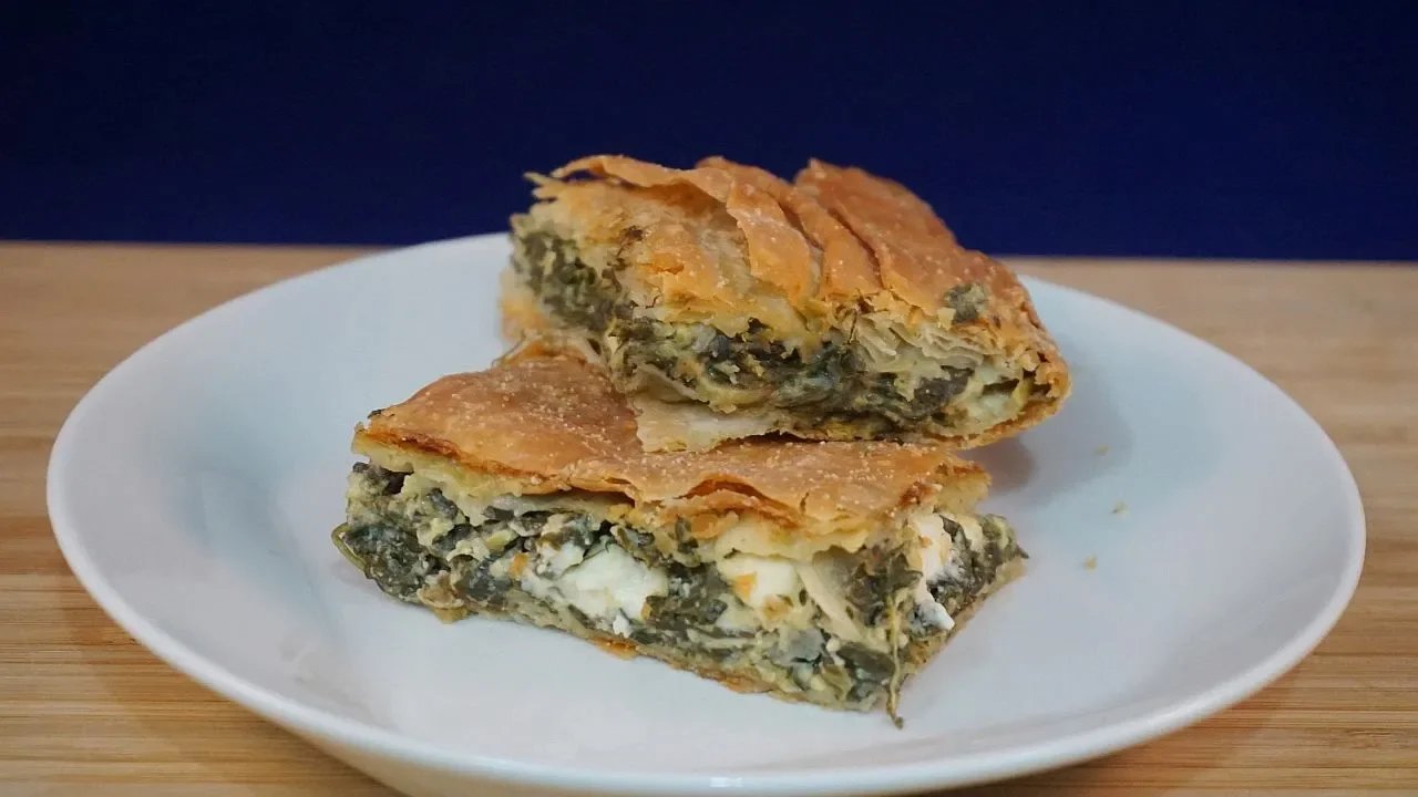      - Greens Pie   Greek Cooking by Katerina