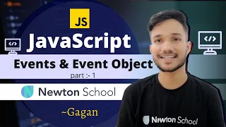 JavaScript Events Event Object JavaScript Tutorial In Hindi Newton School Gagan
