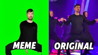 MrBeast Rizz Original vs Meme