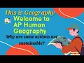 Why are some actions not sustainable This is Geography UNIT 1