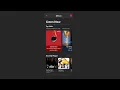 Apple Music Mobile UI Clone