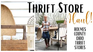 Thrift Store Haul Thrift with me Holmes County Thrift Stores Ohio Thrift Stores