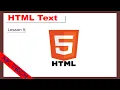 HTML Tutorial for Beginners Lesson 5 - HTML Headings Paragraph and Text Formatting