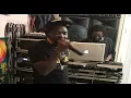 Dirty Harry alongside Dj Ras at Riddim nvybz studio