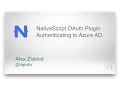 NativeScript with Azure Active Directory Authentication for Office 365 and Microsoft Graph Queries