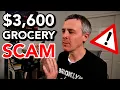 3 600 Grocery Credit Allowance for Seniors SCAM