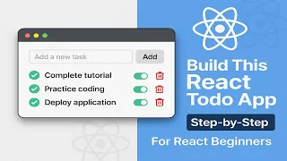 React Todo App Tutorial - Build with React Hooks from Scratch