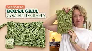 Bolsa Gaia com fio de Ráfia - por Laura Prado
