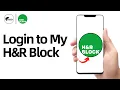 How To Login to My H R Block Account H R Block Online Sign In 2025
