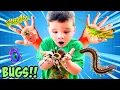 Download Lagu BUG HUNTS with CALEB **OVER 1 HOUR of BUGS and FROGS for KIDS**