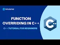 Function Overriding in C C Tutorial for Beginners
