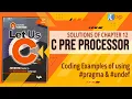 Let Us C Solutions C Programming How to use undef and pragma directive in C Language
