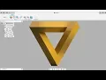 Penrose Triangle - Fusion 360