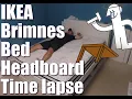 Ikea BRIMNES Bed Headboard Timelapse Lonset slats