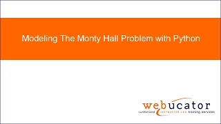 Modeling the Monty Hall Problem with Python