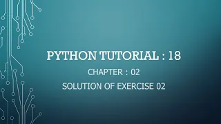Python Tutorial 18 Solution of Exercise 02 Indexing and String Formatting Exercise Solution