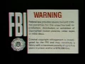 Warner Home FBI Warning and Canadian warning scroll