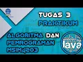 Tugas 3 Praktikum Algoritma dan Pemrograman MSIM4203 Operator IF dan Array