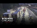 Outbound I-290 lanes closed at Independence after pedestrian hit by car