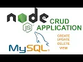 Node JS Mysql Crud Application CREATE UPDATE DELETE SEARCH VIEW