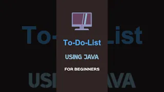 Create your own To-Do List in Java Manage tasks efficiently
