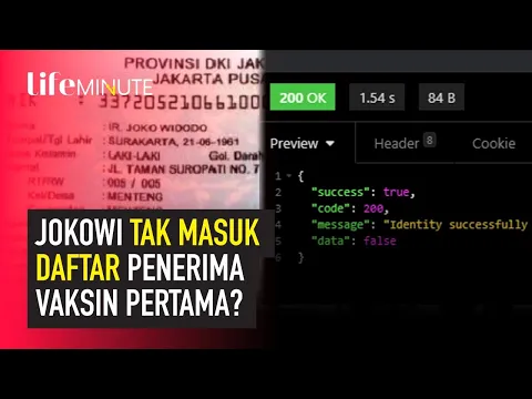 Kepoin NIK Jokowi Ternyata Tak Masuk Penerima Vaksin Tahap Awal, Ini Jawaban Kemenkes | lifestyleOne