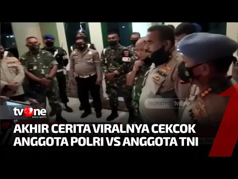 Cekcok Anggota Polri vs Anggota TNI di Ambon Berujung Damai