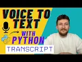 Python Voice Assistant Convert Speech to Text Easily