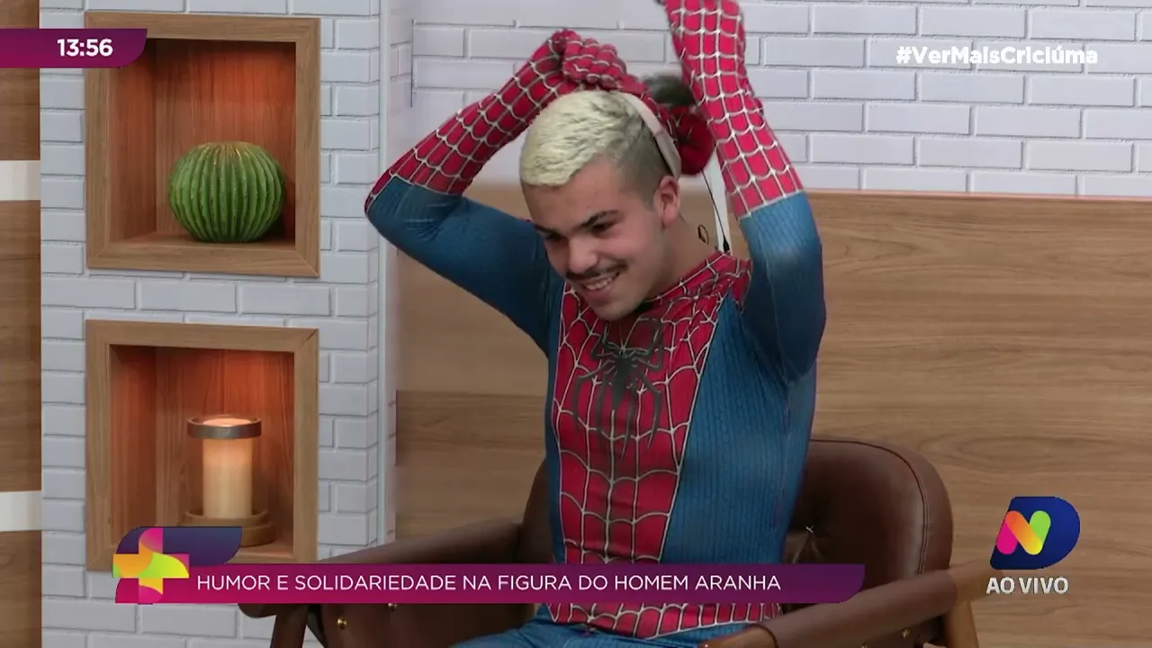Super entrevista: Homem-Aranha criciumense anima o Ver Mais
