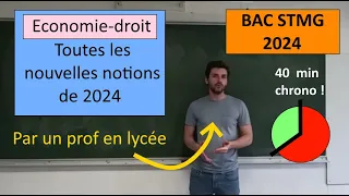 Révisions Bac STMG Economie Droit 2024