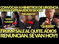 Download Lagu RENUNCIAN SE VAN! CONVOCAN MINISTROS DE URGENCIA SE SALE DE CONTROL TRUMP NO PUEDE CREERLO BOOM HOY