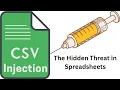 CSV Injection Explained with Demo Formula Injection in Excel