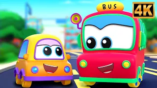 Wheels on the Bus Go Round and Round | Kids Songs for Toddlers