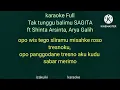 Download Lagu karaoke Full Tak tunggu balimu SAGITA ft Arya Galih, Shinta Arsinta